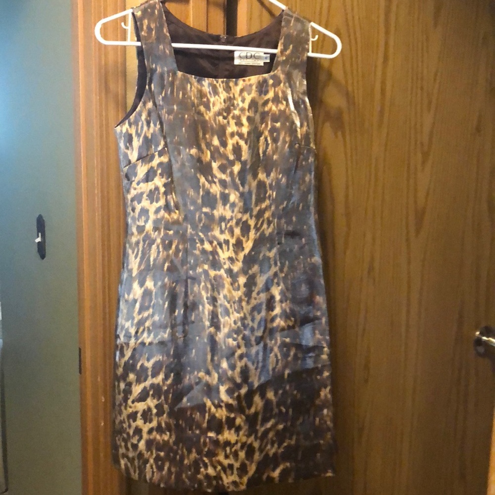 Cute leopard print dress